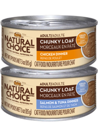 Nutro Natural Choice Adult Chunky Loaf Caned Cat food bold
