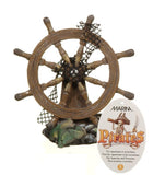 Marina Polyresin Ornament - "Ship-Wheel" - Small