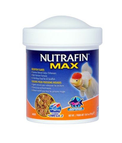 Nutrafin Max Goldfish Flakes; Available in 4 sizes