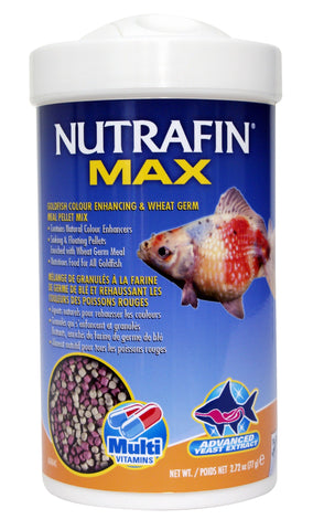 Nutrafin Max Goldfish Colour Enhancing & Wheat Germ Pellet Food