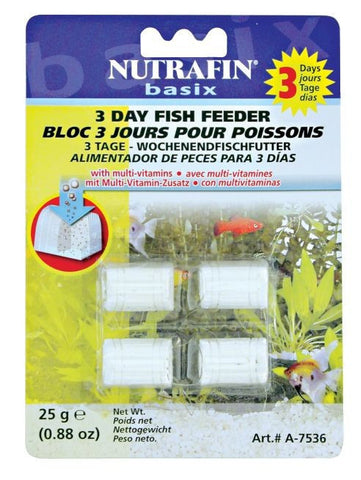 Nutrafin Basix 3-Day Treasure Chest Fish Feeder Block