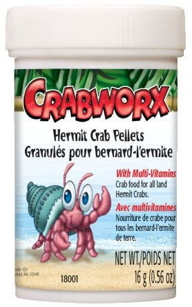 Crabworx Hermit Crab Pellets
