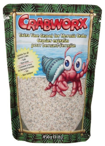 Crabworx Extra Fine Rainbow Gravel - 450 g (1 lb)