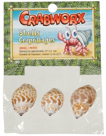 Crabworx Shells - Small - 3 pieces
