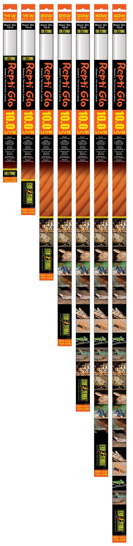Exo terra repti glo 10.0 uvb tube light 20w 24 in hot sale