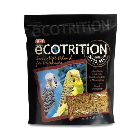 8 in 1 Ecotrition Parakeet Blend Essential Blend 2 lbs