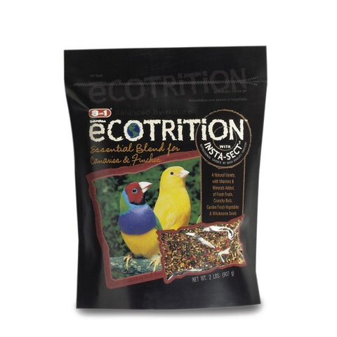 8 in 1 Ecotrition Canary/Finch Diet Bag Essential Blend 2 lbs