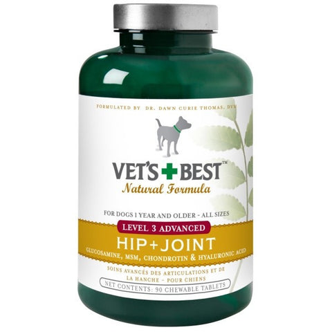 Vets Best Level 3 Advanced Hip and Joint Supplement 90 tablets