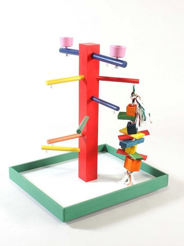 Prevue Pet Parrot Playground Multi-Colored Medium