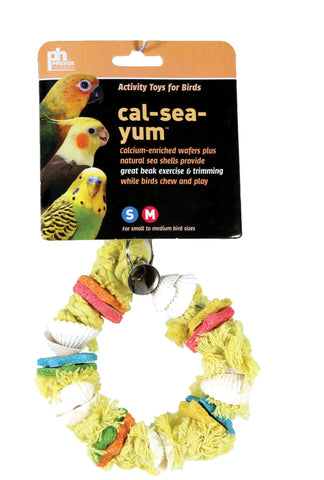 Prevue Pet Cal-Sea-Yum Dollar Bird Toy Multi-Colored Small/Medium