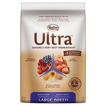 Nutro Ultra Holistic Large Breed Adult Dog Food; vailable in 2 sizes