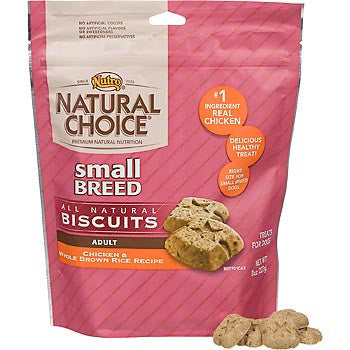 Nutro Natural Choice Small Breed Adult Dog Biscuits, 8oz.