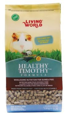 Living World Healthy Timothy Formula For Guinea Pigs - 1.8 kg (4 lb)
