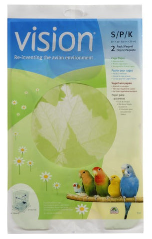 Vision Bird Cage Paper; available in 3 sizes.