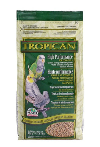 Tropican Weaning High Performance Granules for Cockatiels