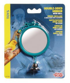 Living World Round Double Sided Mirror with bell