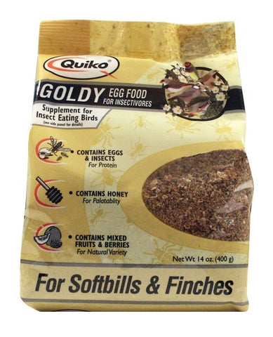 Quiko Goldy Egg Food Insectivores 14 oz