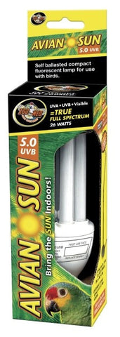 Zoo Med Avian Sun UVA/UVB Bulb 5.0 UVB