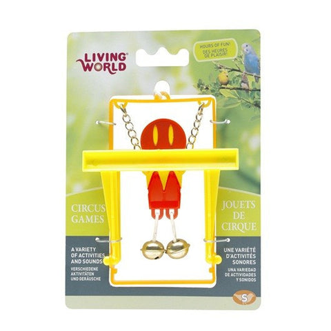 Living World Circus Toy Monkey Bar for Birds, 2 colours available