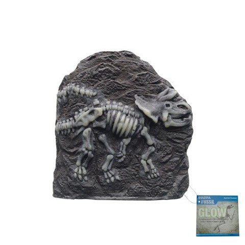 Marina Decorative Fossils - Triceratop - Glow in the Dark