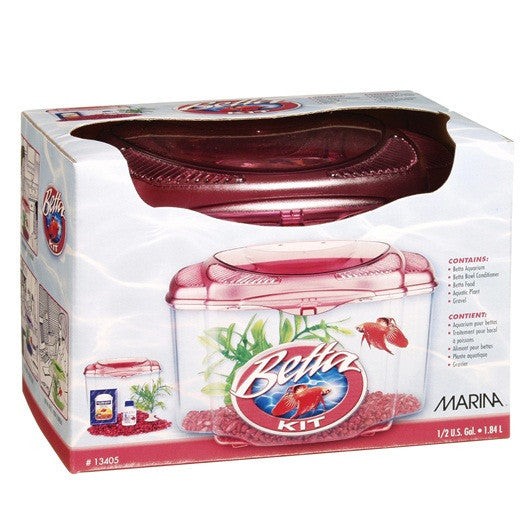 Marina Burgundy Betta Kit
