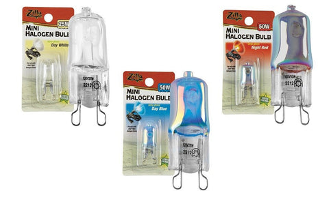 Zilla Halogen Mini Bulb - Available in different styles