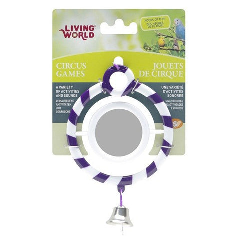 Living World Circus Toy Mirror for Birds, 2 colours available
