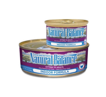 Indoor Natural Balance Canned Cat Formulas (new packaging)