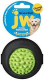 JW Pet Grass Ball Rubber Dog Toy; available in 3 sizes.