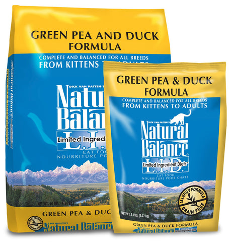 Natural Balance Dry Cat Food, Green Pea & Duck Formula