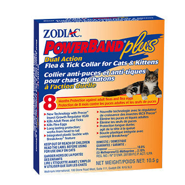 Zodiac Power Band Plus Flea & Tick Collar for Cats