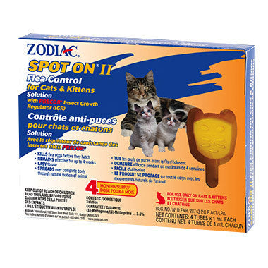 Zodiac Spot On II Flea Control Solution