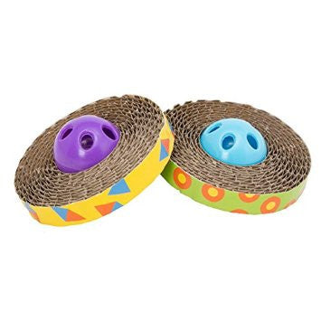 Petstages Spin & Scratch Cardboard Toy