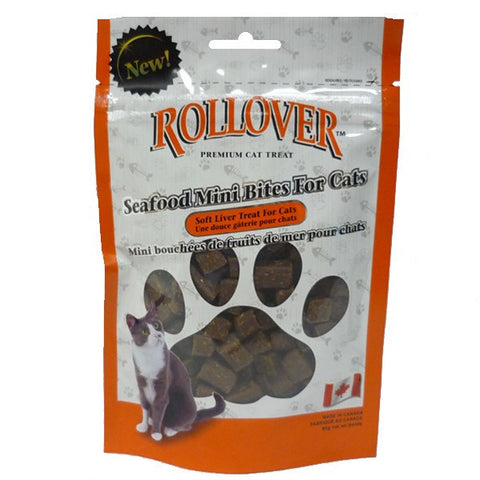 Rollover Seafood Mini Bites for Cats 85g