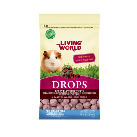 Living World Guinea Pig Drops; fieldberry flavor