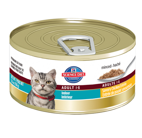 Science Diet Feline Adult Indoor Canned Formula