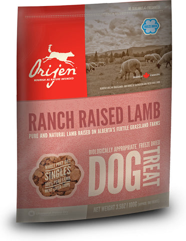 Orijen Dog Treat Ranched Raised Lamb, 3.5oz