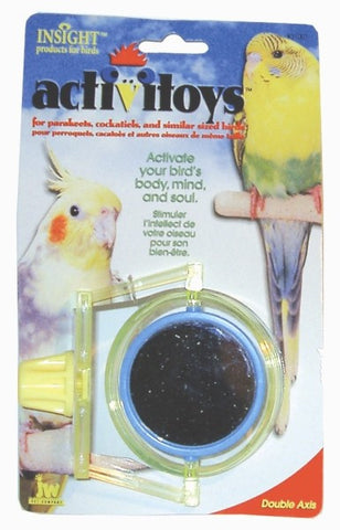 Insight Activitoys Double Axis Mirrored Bird Toy Small