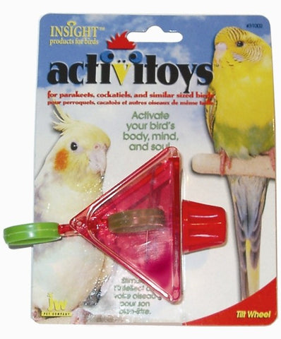 Insight Activitoys Tilt Wheel Bird Toy Small
