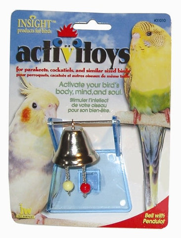 Insight Activitoys Bell and Pendulot Bird Toy Small