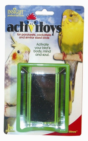 Insight Activitoys Hall Of Mirrors Bird Toy Small