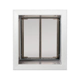 Medium White PlexiDor Wall Mount Performance Pet Doors