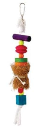 Prevue Pet Tropical Teasers Coconut Strand Bird Toy, small/medium.