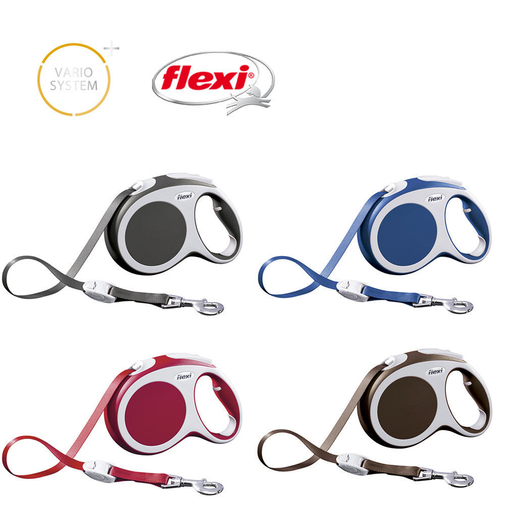 Flexi Vario Tape Leash 5m Available in a variety of sizes and colours