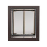 Medium Brown PlexiDor Wall Mount Performance Pet Doors