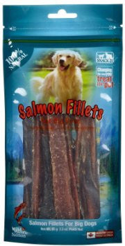 Snack 21 Salmon Fillets for Big Dogs