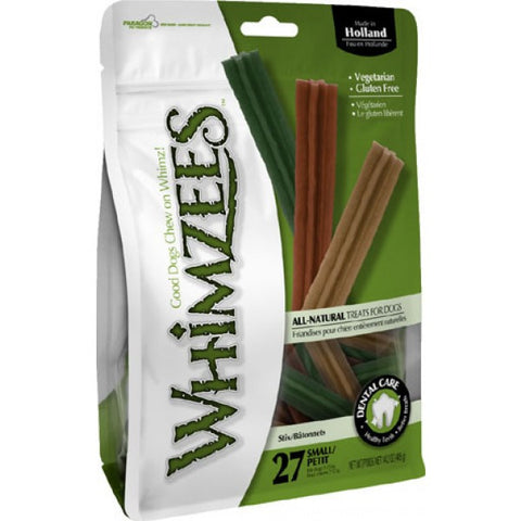 Whimzees Dental Chew Stix; available in different sizes