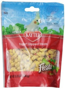 Kaytee Fiesta  Yogurt Dipped Treats for Birds, Strawberry-Banana Flavoured Yogurt.