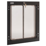 Brown Frame Plexidor Performance Pet Doors