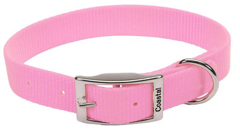 Double Ply Nylon Collar, 1" width,  3 sizes and 4 colours available